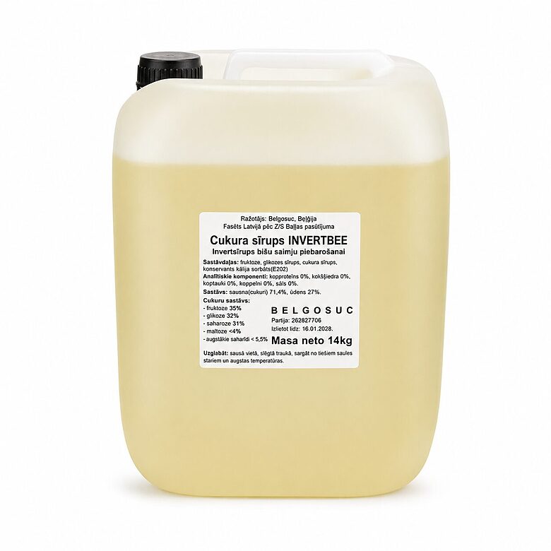 Invertsīrups INVERTBEE, 14 kg - PIEGĀDE UZ PAKOMĀTU