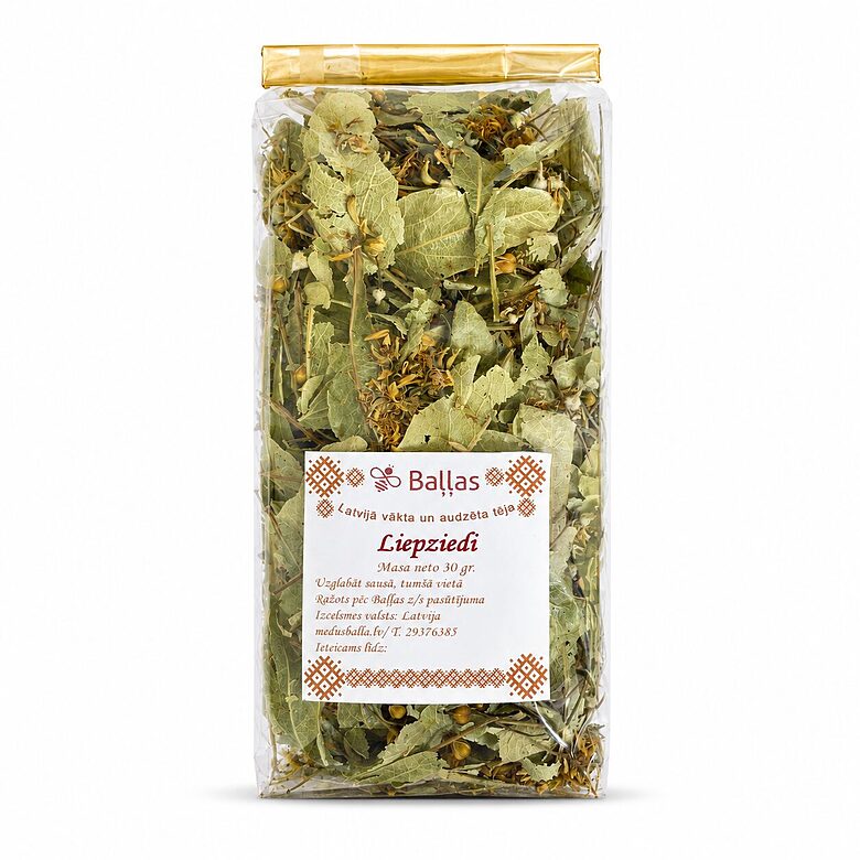 Linden blossom tea (Tilia cordata)