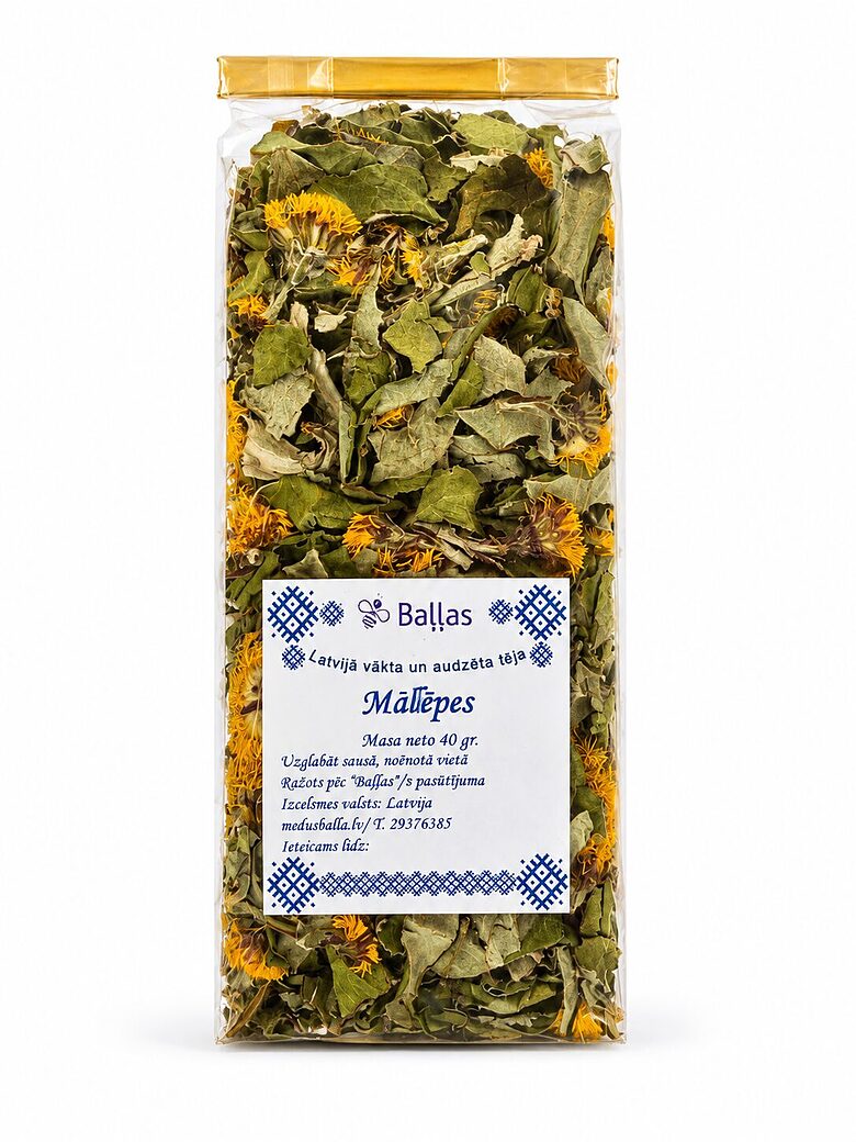 Coltsfoot tea (Tussilago farfara)