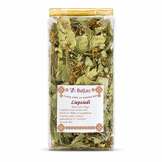 Linden blossom tea (Tilia cordata)