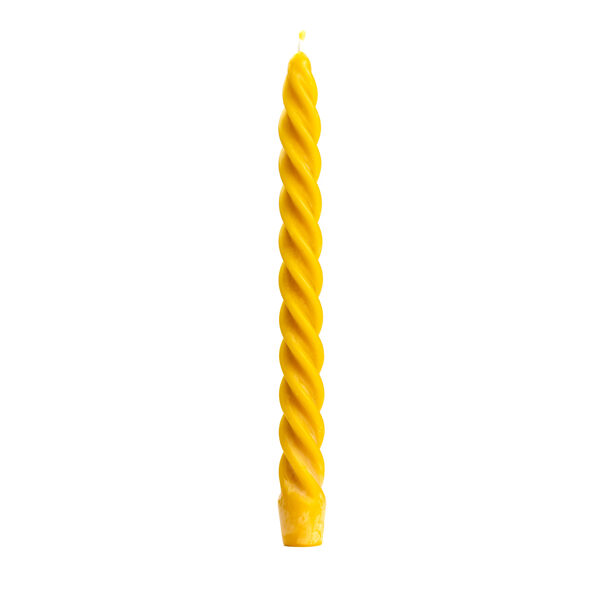 Table candle, twisted